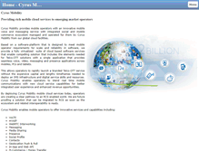 Tablet Screenshot of cyrusmobility.com